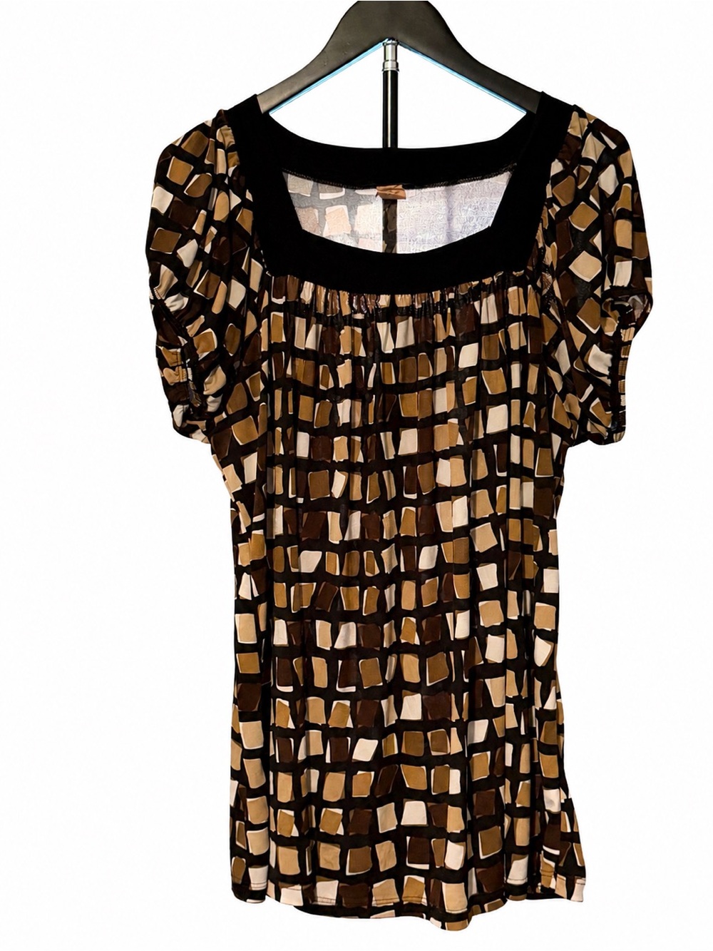 Candy Rain Plus Geometric Blouse – Size 2X